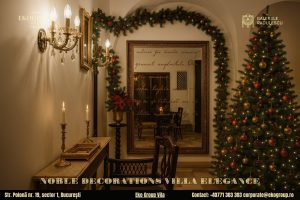 Decoratiuni de Craciun la Eko Group Vila: Eleganța Nobiliară a Stilului Interbelic în Expoziția „Crăciunul anilor ’30”