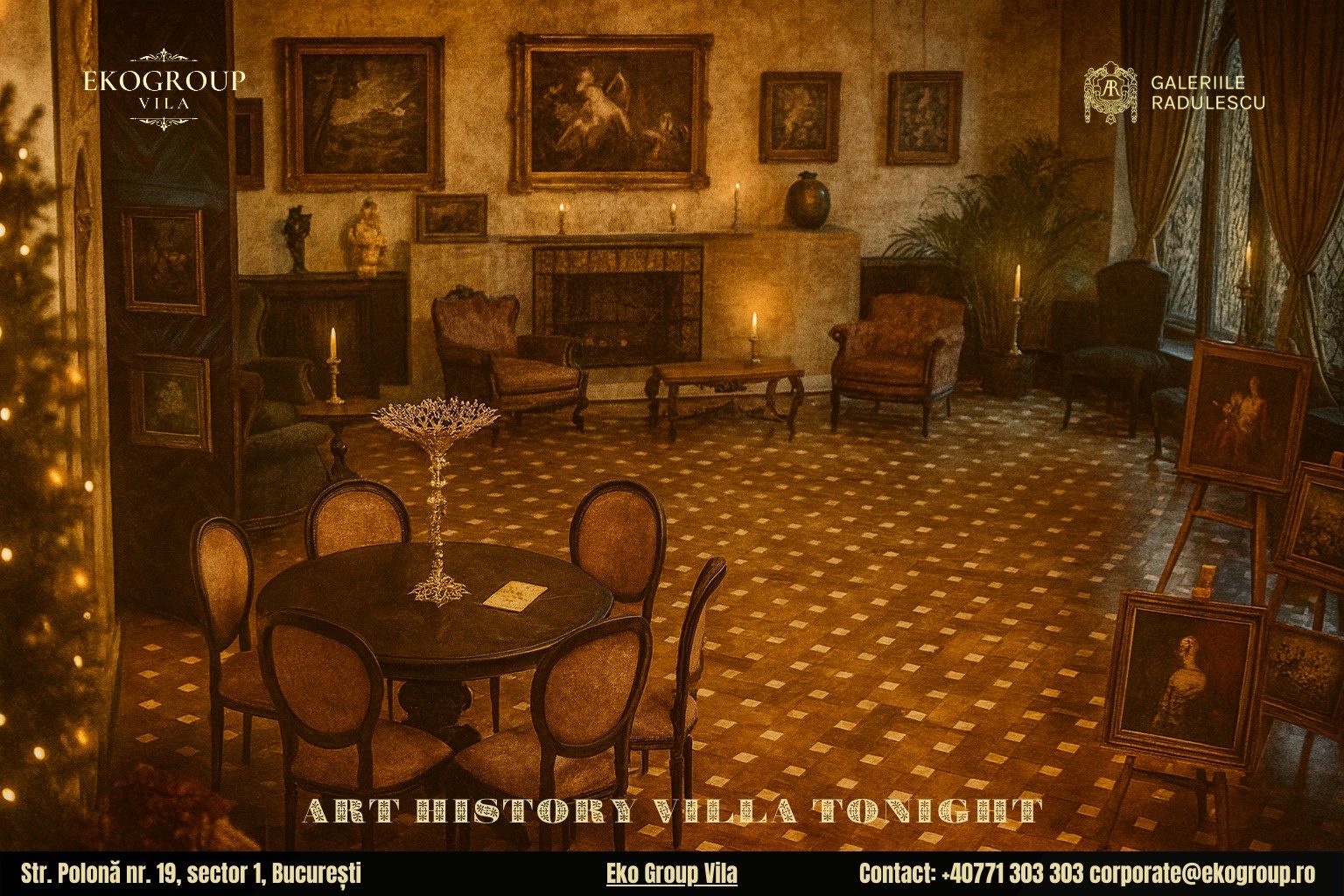 Povestea Crăciunului în Anii ’30: O Elegie a Tradiției și Artei la Eko Group Vila